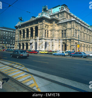 Eine Reise Nach Wien, Österreich-1980er-Jahre. Eine Reise nach Wien der 1980er Jahre. Stockfoto