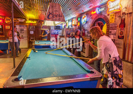 Eisenbahn-Blues Alpine. Texas. USA Stockfoto