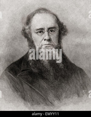 Edwin McMasters Stanton, 1814 – 1869.  US-amerikanischer Jurist und Politiker, der während des amerikanischen Bürgerkriegs als US-Kriegsminister diente. Stockfoto