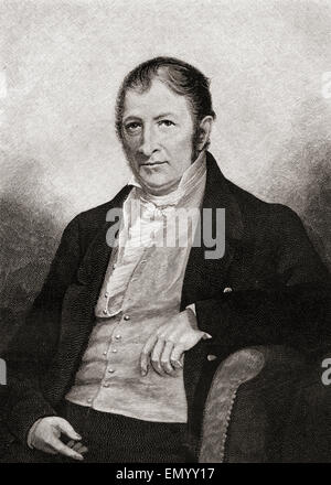 Eli Whitney, 1765 – 1825.   US-amerikanischer Erfinder am besten bekannt für die Erfindung der Cotton Gin. Stockfoto