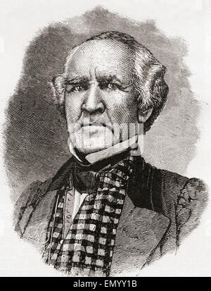 Samuel "Sam" Houston, 1793-1863.  US-amerikanischer Politiker und Soldat, 7. Gouverneur von Texas. Stockfoto