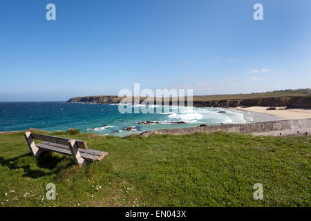 Coloful Bucht auf der Isle of Lewis, Schottland Stockfoto