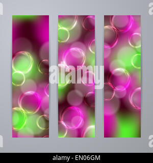 Vorlagen für Banner Stockfoto