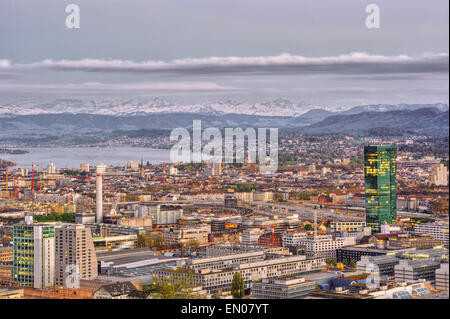 April 2015, Stadt Zürich (Schweiz), HDR-Technik Stockfoto