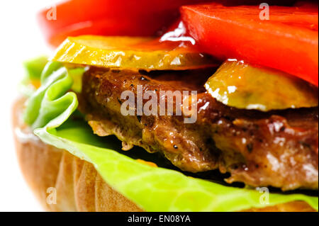 realistisch aussehende hamburger Stockfoto