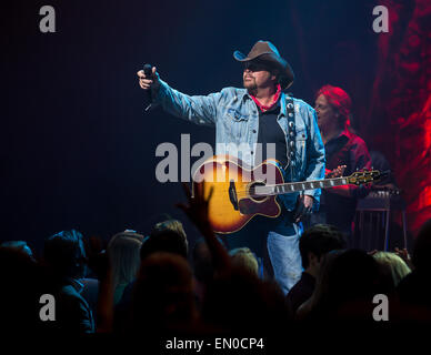 Toby Keith erklingt in Austin City Limits Live (Live-ACL) in Austin, Texas am 16. April 2015. Stockfoto