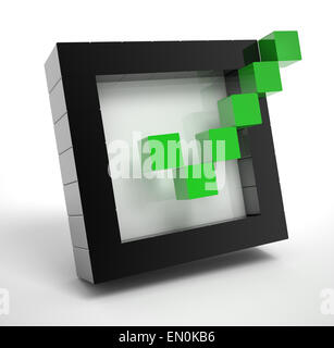 Schaltfläche "Kontrollkästchen" Stockfoto