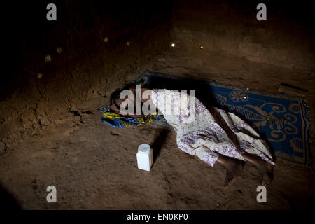mangelnde medizinische Versorgung in Zentralafrikanische Republik Stockfoto
