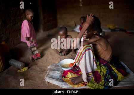 mangelnde medizinische Versorgung in Zentralafrikanische Republik Stockfoto