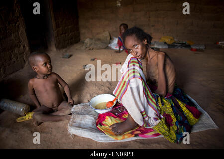 mangelnde medizinische Versorgung in Zentralafrikanische Republik Stockfoto