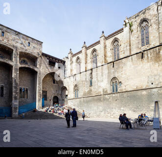 Placa del Rei, Barcelona, Katalonien, Spanien Stockfoto