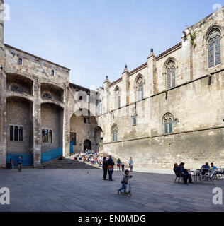 Placa del Rei, Barcelona, Katalonien, Spanien Stockfoto