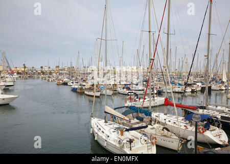 Port Olimpic, Barcelona, Katalonien, Spanien Stockfoto