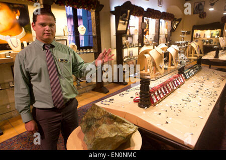 Jade-Schmuck in Guatemala Stockfoto