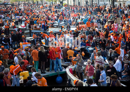 Königstag in Holland Stockfoto