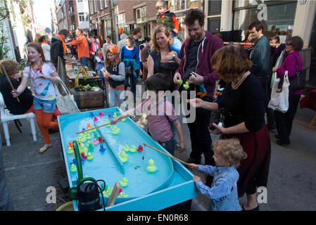 ersten Königstag in Amsterdam Stockfoto