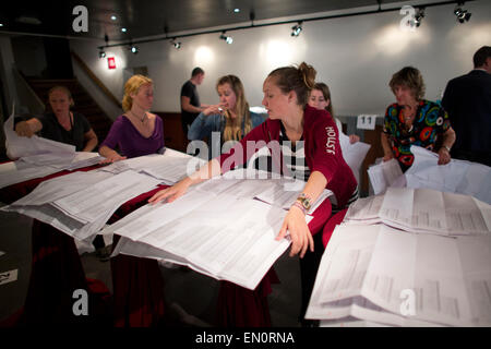 Wahlen zum Europäischen Parlament in den Niederlanden am 22. Mai 2014 Stockfoto