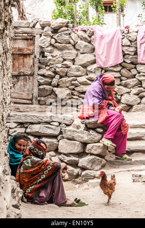 Gesichter von Pakistan in die Northern Frontier District von Baltistan und das Dorf Hushe Stockfoto