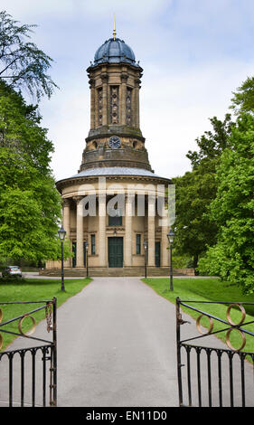 Großbritannien, England, Yorkshire, Bradford, Saltaire United Reformed Church (1859) Stockfoto