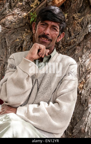 Gesichter von Pakistan in die Northern Frontier District von Baltistan und das Dorf Hushe Stockfoto