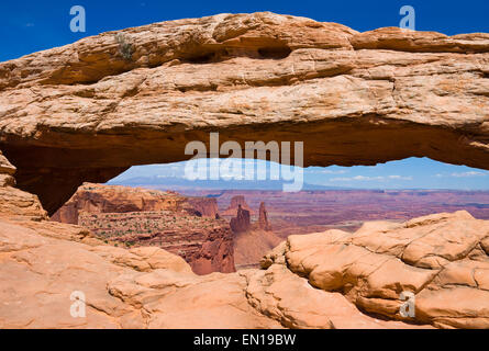 Mesa Arch im Canyonlands National Park, Utah. Stockfoto