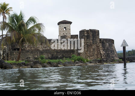 El Castillo de San Felipe, Rio Dulce, Guatemala Stockfoto