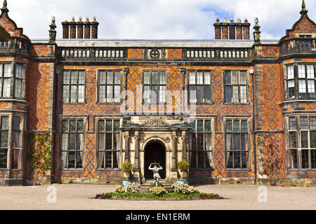 Historische englische Herrenhaus in Cheshire, England. Stockfoto