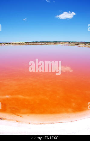 Salz-Raffinerie, Saline von Isla Cristina, Spanien Stockfoto