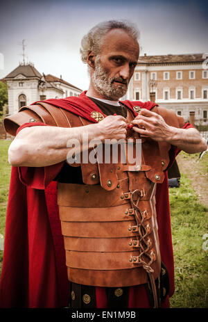 Italien Piemont Turin Grabtuch Ausstellung 2015 - die Leidenschaft des Sordevolo in Turin Porte Palatine, 25. April 2015 Stockfoto