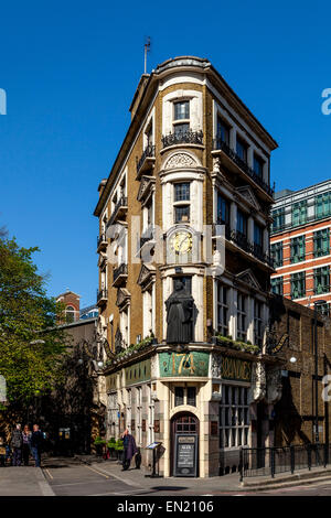 Der schwarze Mönch öffentlichen Haus, Blackfriars, London, England Stockfoto