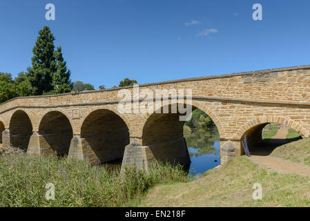 Brücke in Richmond, Tasmanien. Australiens älteste Brücke Stockfoto