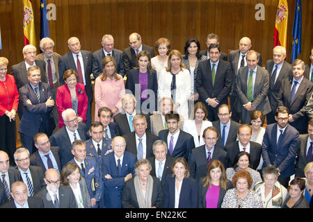 Königin Letizia von Spanien besucht die 25. Jubiläumsfeier der spanischen nationalen Transplant Organisation Madrid mit: Königin Letizia von Spanien wo: Madrid, Spanien: 22. Oktober 2014 Stockfoto