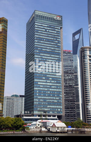 Die Citi Bank building, Pudong, Shanghai, China Stockfoto