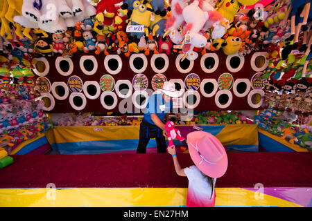 Festplatz an der Stampede in Galgary Stockfoto