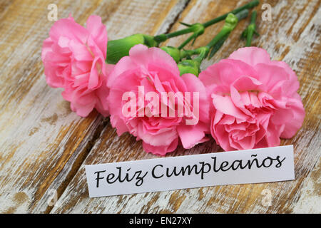 Avezano Feliz Cumpleaños Banner 1,8x1,1 M – Rosa Blumen Foto-Hintergrund Für Geburtstagspartys