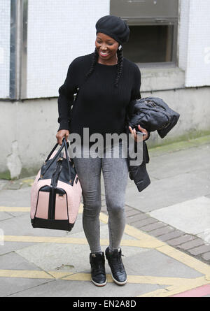 Prominente außerhalb ITV Studios mit: Jamelia wo: London, Vereinigtes Königreich bei: 22. Oktober 2014 Stockfoto