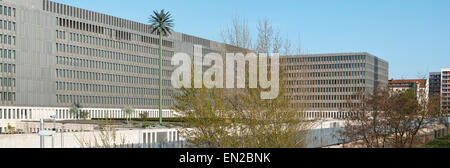 Neue Zentrale des BND Intelligence Service der deutschen in Berlin. Stockfoto