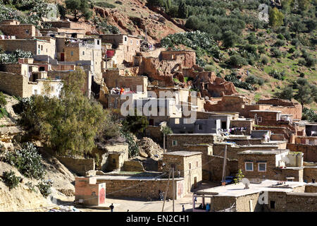 Das Dorf Sidi Hassain in den hohen Atlas-Gebirge in Marokko, südlich von Marrakesch Stockfoto