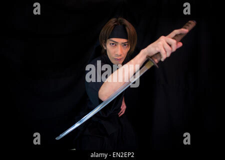 Kampfkunst in Japan Stockfoto