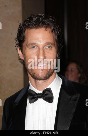 Die 28. American Cinematheque Award ehrt Matthew McConaughey in The Beverly Hilton Hotel Featuring: Matthew McConaughey Where: Beverly Hills, Kalifornien, USA bei: 21. Oktober 2014 Stockfoto