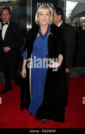 Französischer Politiker und Präsident des Front National, Marine Le Pen besucht 2015 Zeit 100 Gala in Frederick P. Rose Hall. Stockfoto