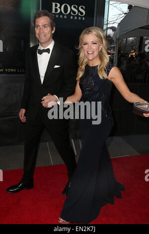 Megyn Kelly (R) und Ehemann Douglas Brunt besuchen 2015 Zeit 100 Gala in Frederick P. Rose Hall, Jazz at Lincoln Center. Stockfoto