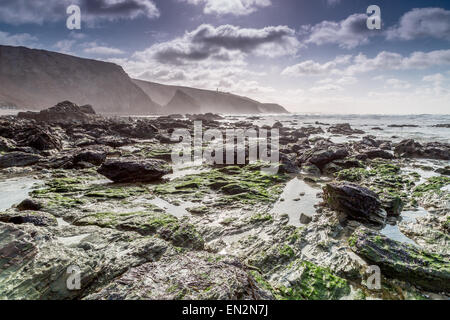 Gorgeous Porthtowan Strand in Cornwall England uk Stockfoto