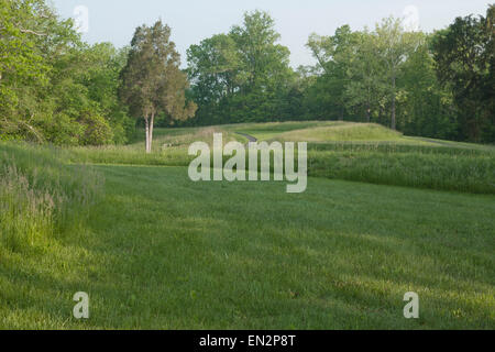 Serpent Mound in den frühen Morgenstunden Stockfoto