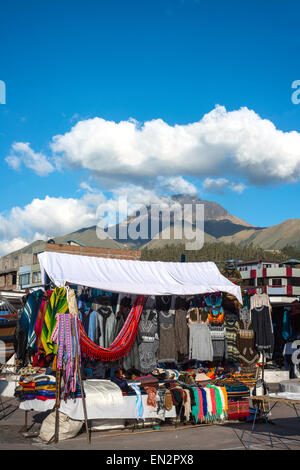 Berühmten indischen Markt in Otavalo, Imbabura, Ecuador, Südamerika Stockfoto