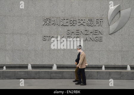 Shenzhen Stock Exchange Stockfoto