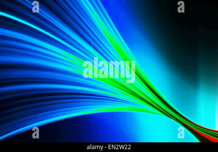 abstrakter blauer Hintergrund und digitalen Welle mit Motion blur Stockfoto