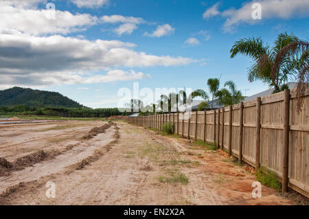 eine neue Wohnanlage im Bau Stockfoto