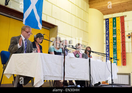 Bundestagswahl 2015 Bundesbuerger in Strathpeffer Stockfoto