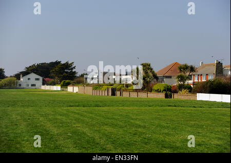 Eigenschaften auf dem exklusiven West Kingston Ginster Anwesen am East Preston in der Nähe von Littlehampton UK Stockfoto